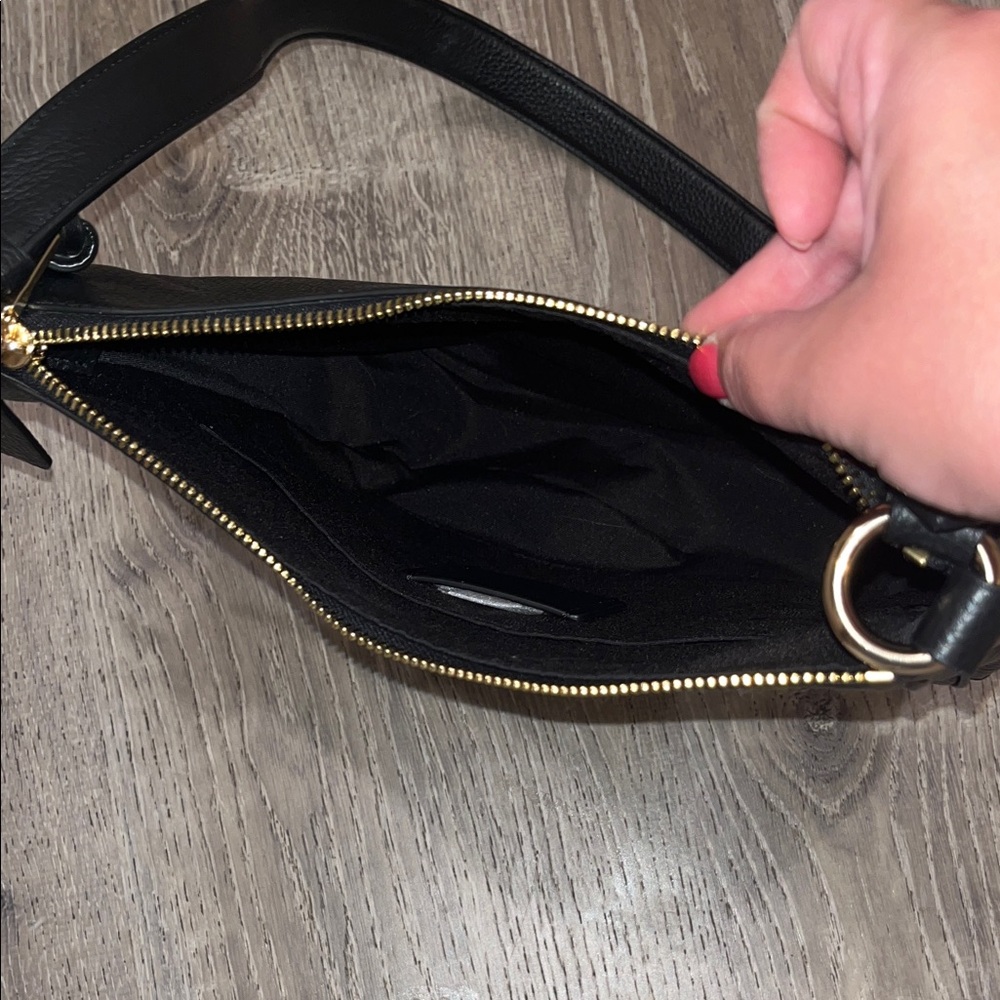 Coach Black Pebbled Leather Crossbody Bag - Picture 7 of 7